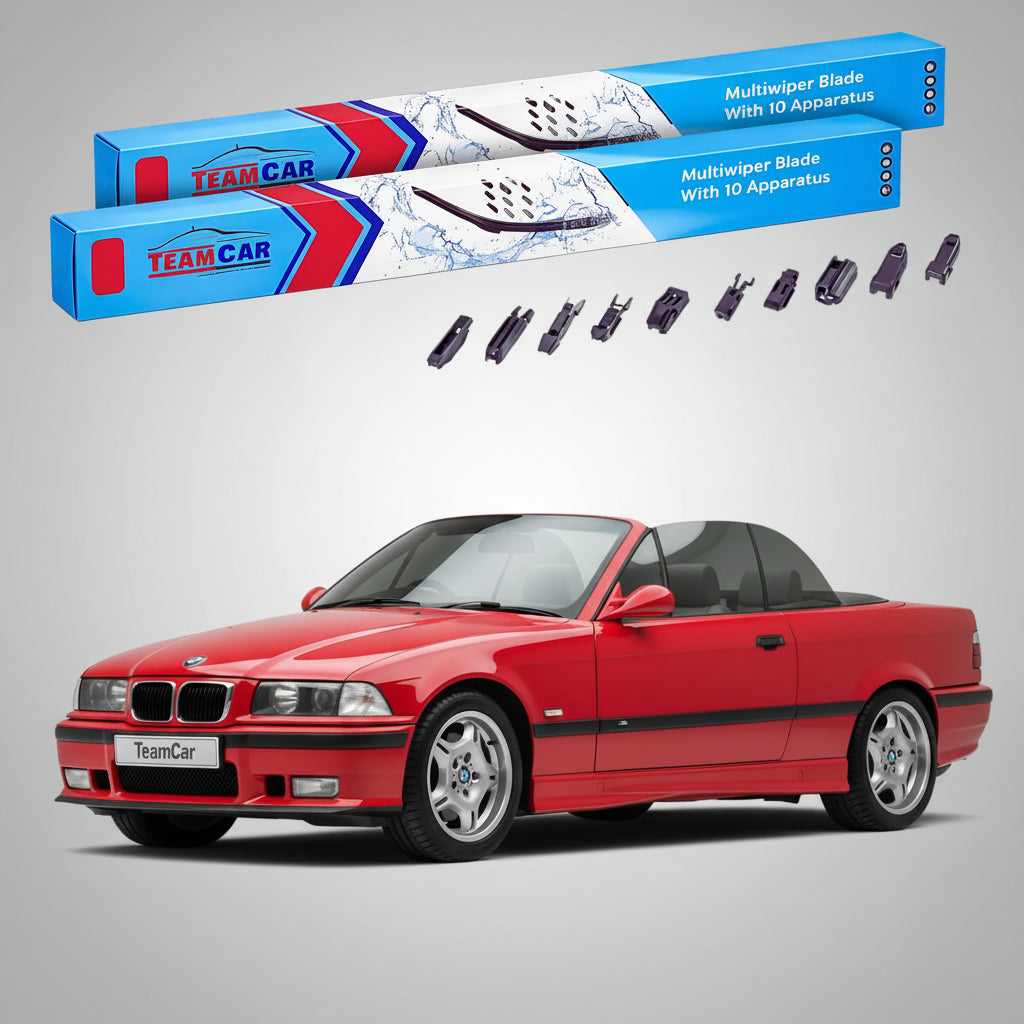 Ștergătoare TeamCar® pentru BMW M3 Cabriolet (E36) 1994–1999 – Set Față Flat Premium