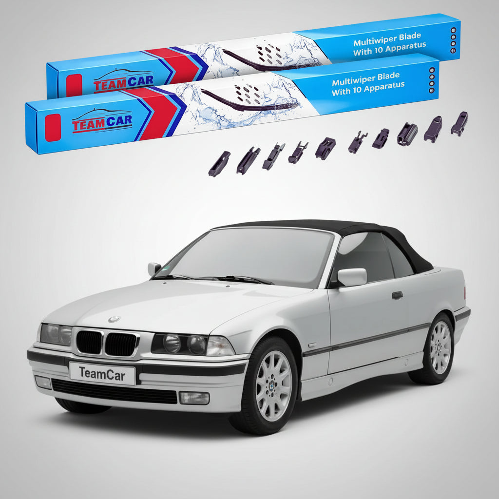 Ștergătoare TeamCar® pentru BMW Seria 3 Cabriolet (E36) 1993–1999 – Set Față Flat Premium
