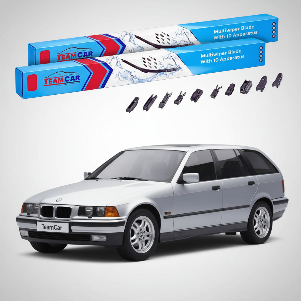 Ștergătoare TeamCar® pentru BMW Seria 3 Touring (E36) 1995–1999 – Set Față Flat Premium