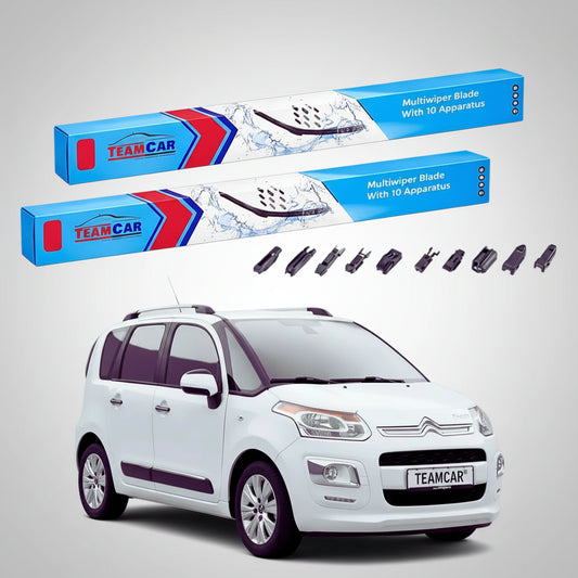 Ștergătoare Citroën C3 Picasso Faza 2 MPV 2010-prezent | Set Față Flat Premium – TeamCar®