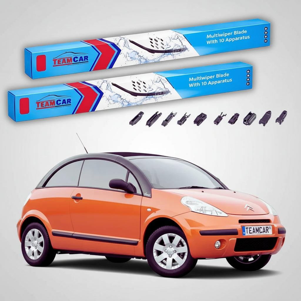 
Ștergătoare Citroën C3 Pluriel Gen I HB Cabriolet 2003-2012 | Set Față Flat Premium – TeamCar®
