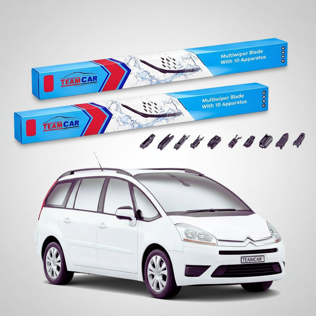 Ștergătoare Citroën C4 Grand Picasso Gen 1 (UA) 7L 2006-2008 | Set Față Flat Premium – TeamCar®