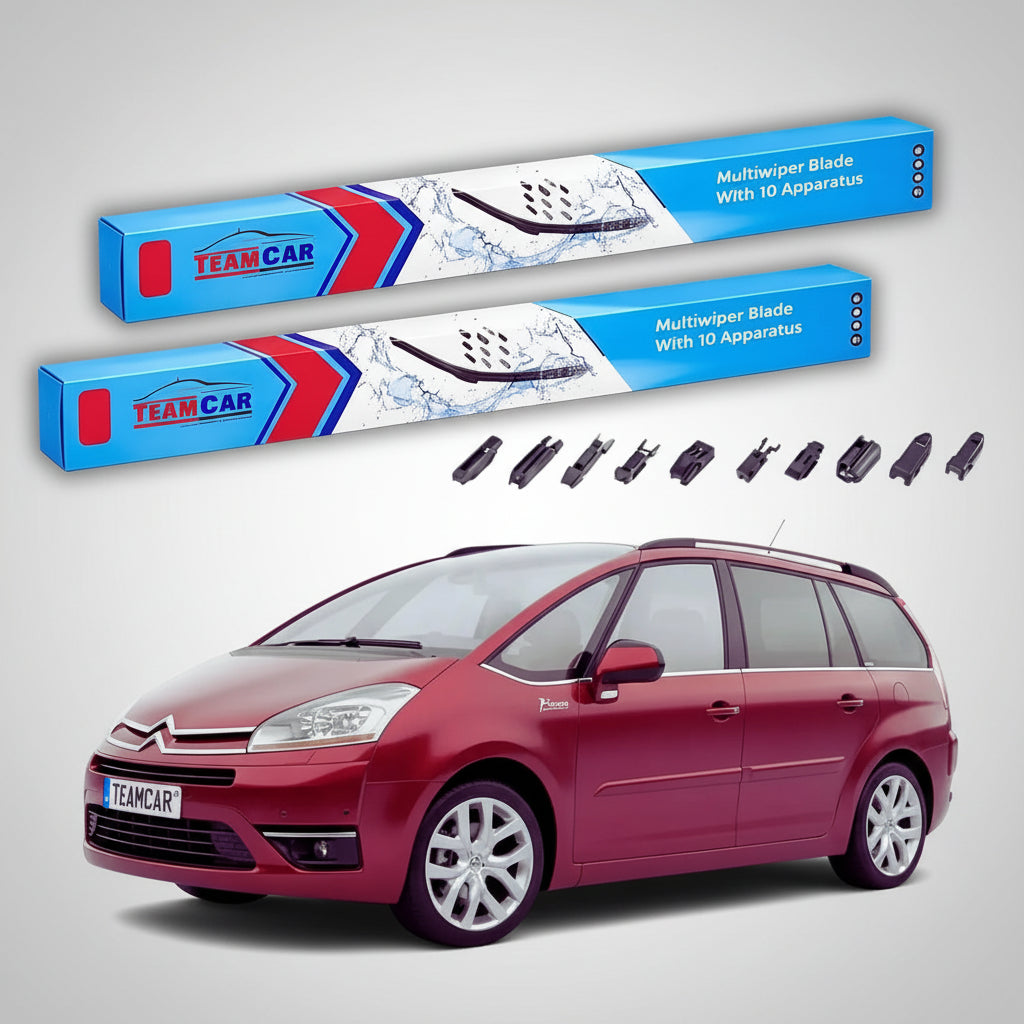Ștergătoare Citroën C4 Grand Picasso Gen 1 (UA) 7L 2008-2011 | Set Față Flat Premium – TeamCar®