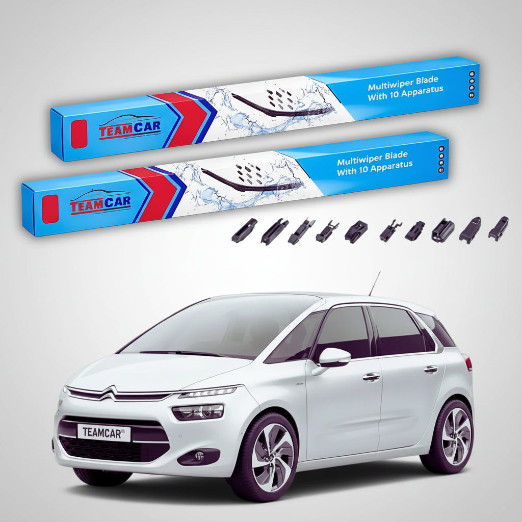 Ștergătoare Citroën C4 Grand Picasso Gen II (B78) 2013-prezent | Set Față Flat Premium – TeamCar®