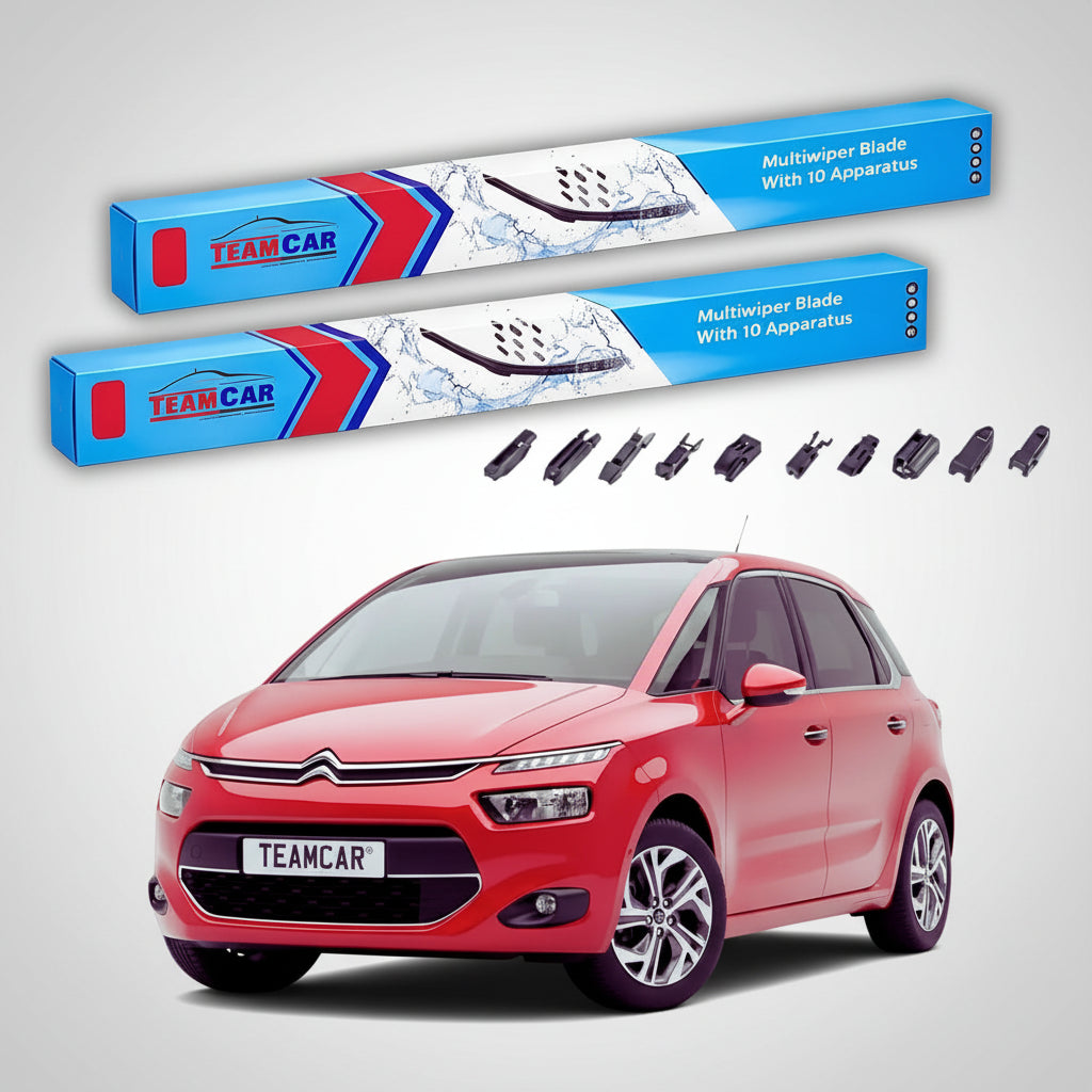 Ștergătoare Citroën C4 Picasso Gen 2 MPV 2013-prezent | Set Față Flat Premium – TeamCar®