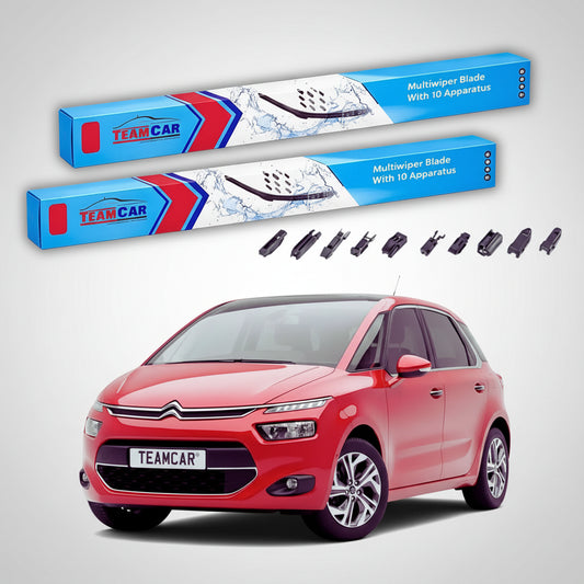 Ștergătoare Citroën C4 Picasso Gen 2 MPV 2013-prezent | Set Față Flat Premium – TeamCar®