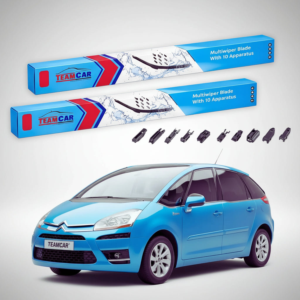 Ștergătoare Citroën C4 Picasso Gen 1 (UD) MPV 2007-2008 | Set Față Flat Premium – TeamCar®