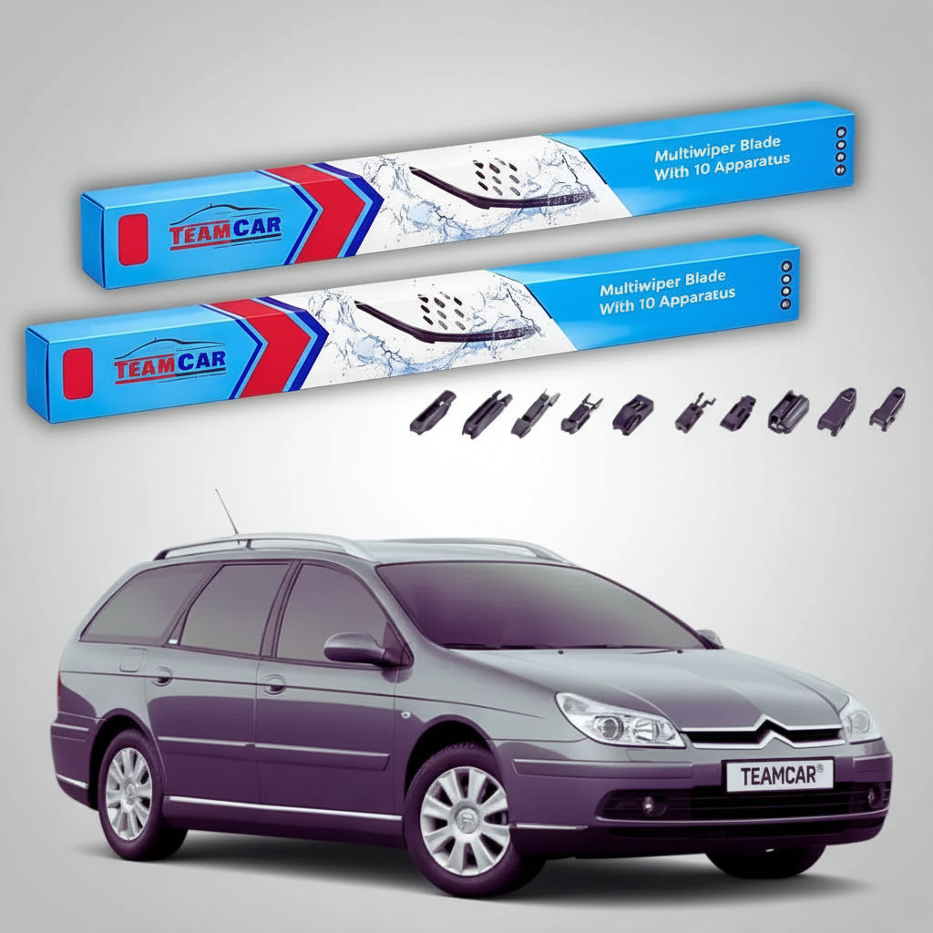 Ștergătoare Citroën C5 Break Gen 2 (RE) Estate 2004-2008 | Set Față Flat Premium – TeamCar®