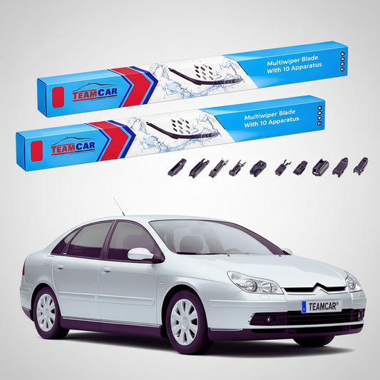Ștergătoare Citroën C5 Gen 1 (DC) Hatchback 2003-2004 | Set Față Flat Premium – TeamCar®