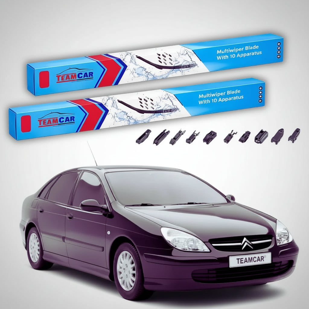 Ștergătoare Citroën C5 Gen 1 (DC) Hatchback 2003 | Set Față Flat Premium – TeamCar®