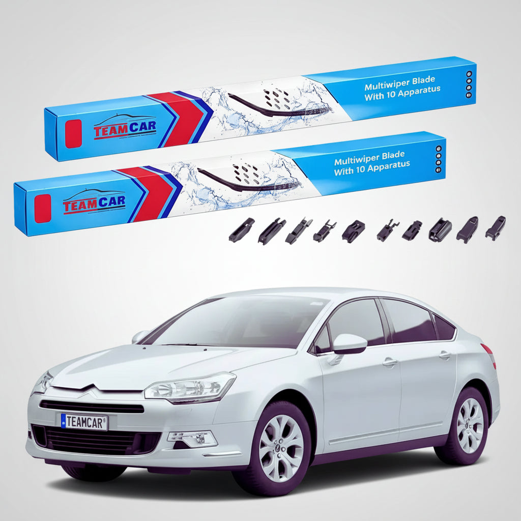 Ștergătoare Citroën C5 Gen 3 (RD) Sedan 2008-2015 | Set Față Flat Premium – TeamCar®