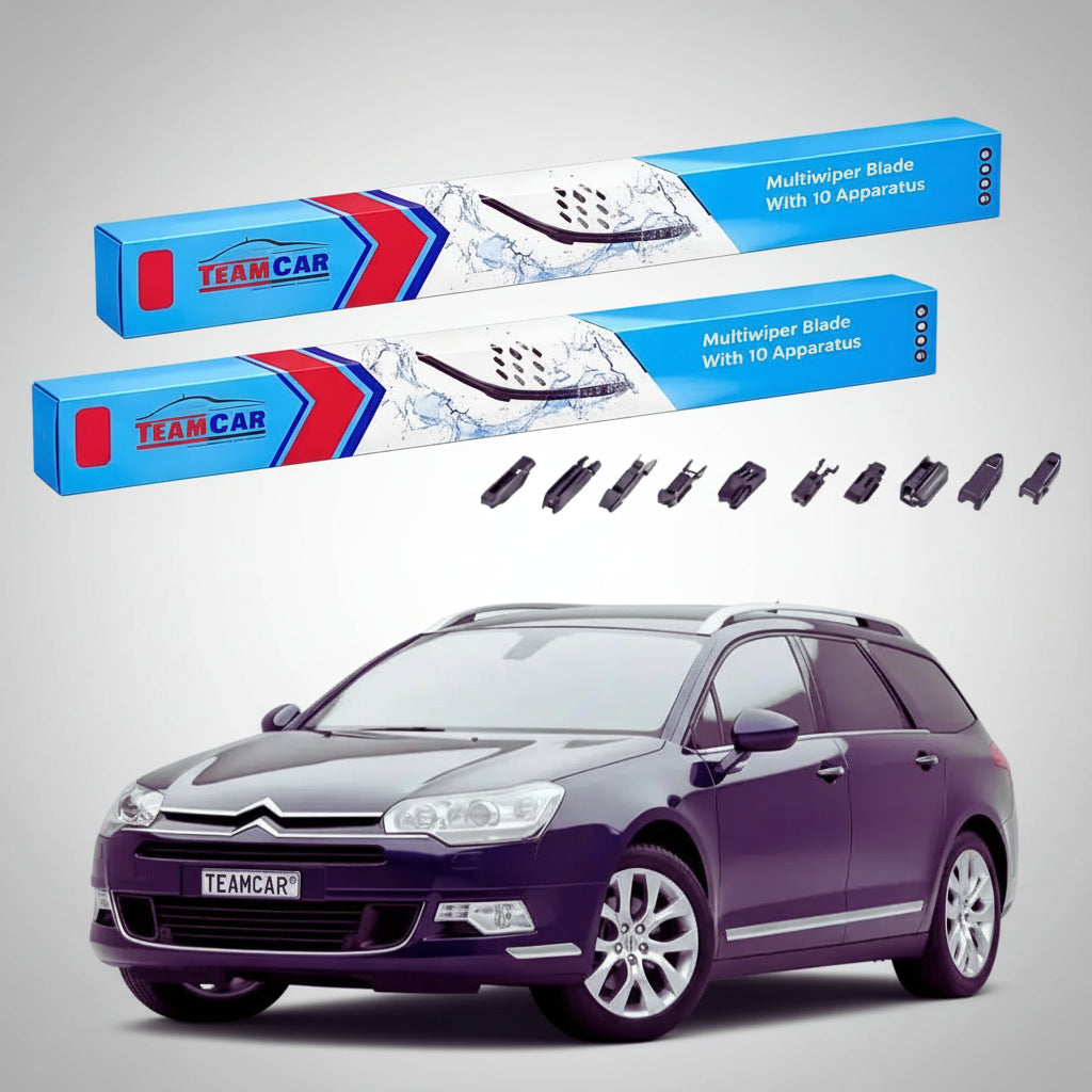 Ștergătoare Citroën C5 Tourer Gen 3 (TD) Estate 2008-prezent | Set Față Flat Premium – TeamCar®