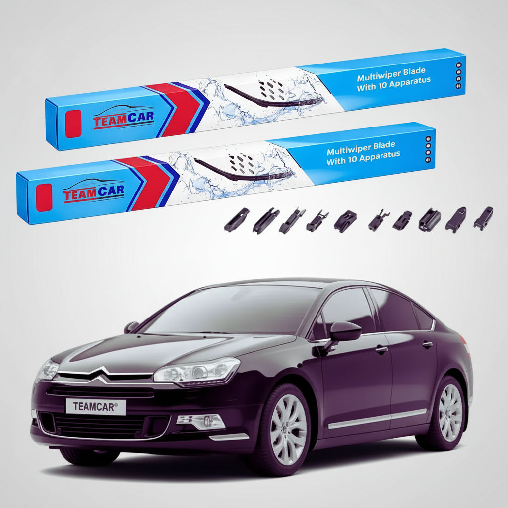Ștergătoare Citroën C5 X7 Sedan 2008-prezent | Set Față Flat Premium – TeamCar®