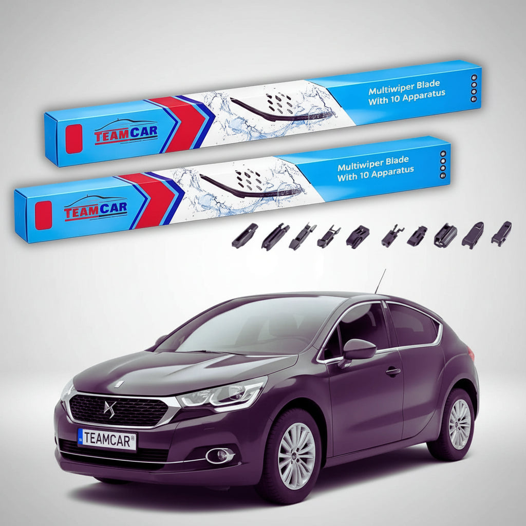 Ștergătoare Citroën DS 4 SNX Hatchback 2015-prezent | Set Față Flat Premium – TeamCar®