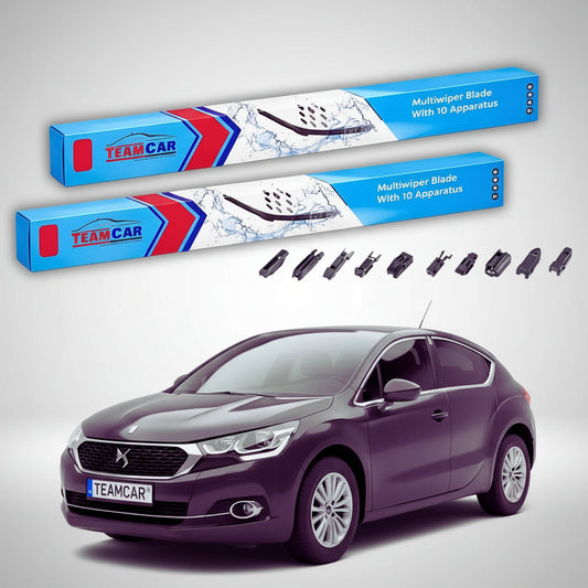 Ștergătoare Citroën DS 4 SNX Hatchback 2015-prezent | Set Față Flat Premium – TeamCar®