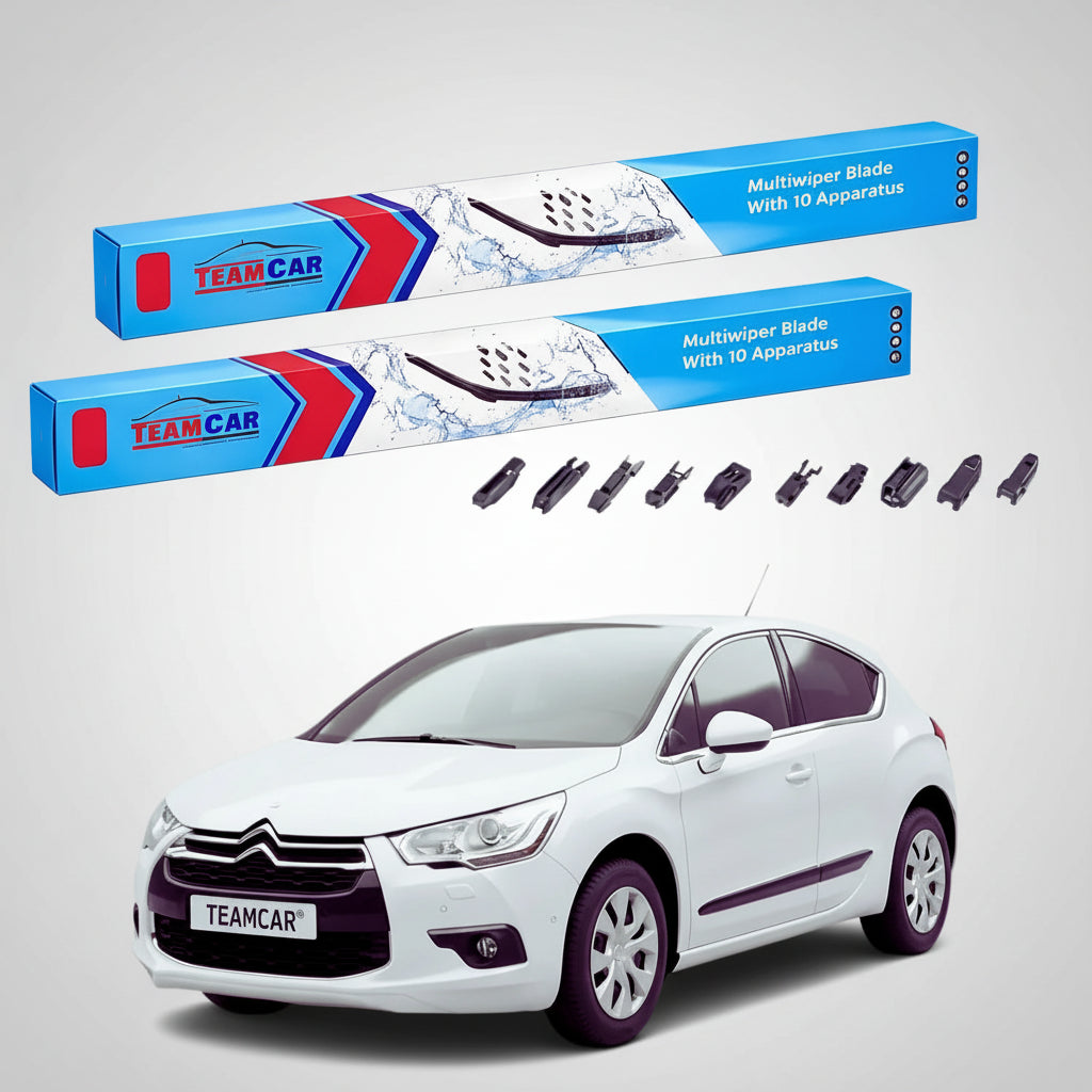 Ștergătoare Citroën DS4 NX_ Hatchback 2011-2015 | Set Față Flat Premium – TeamCar®