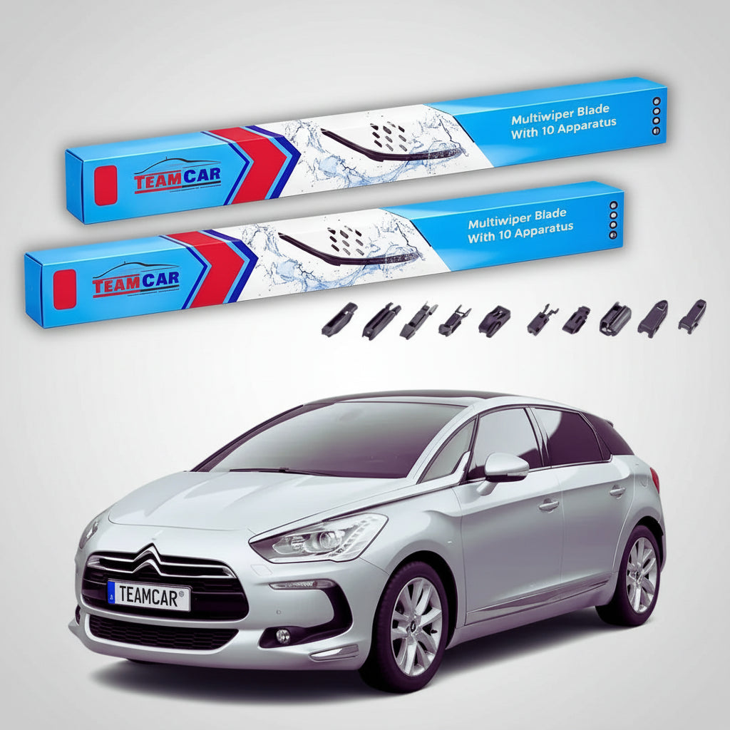 Ștergătoare Citroën DS5 Hatchback 2011-2015 | Set Față Flat Premium – TeamCar®