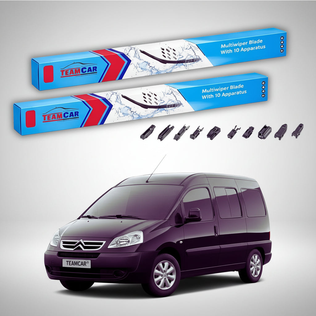 Ștergătoare Citroën Jumpy U6 1995-2006 | Set Față Flat Premium – TeamCar®