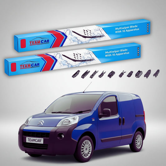 Ștergătoare Citroën Nemo Van 1-Door 2008-prezent | Set Față Flat Premium – TeamCar®