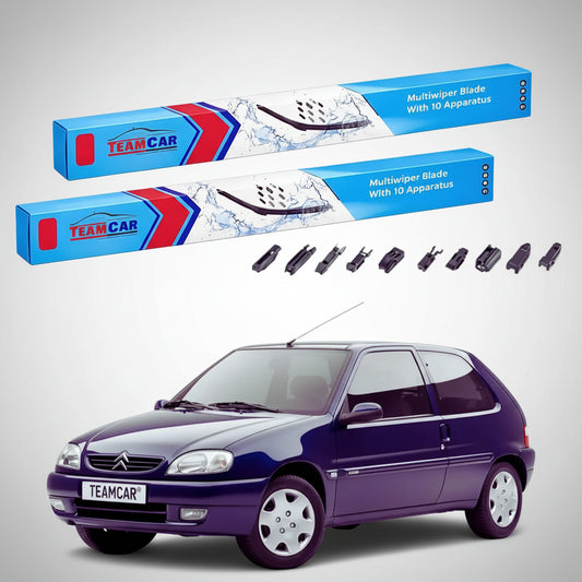 Ștergătoare Citroën Saxo S1 Hatchback 1999-2004 | Set Față Flat Premium – TeamCar®
