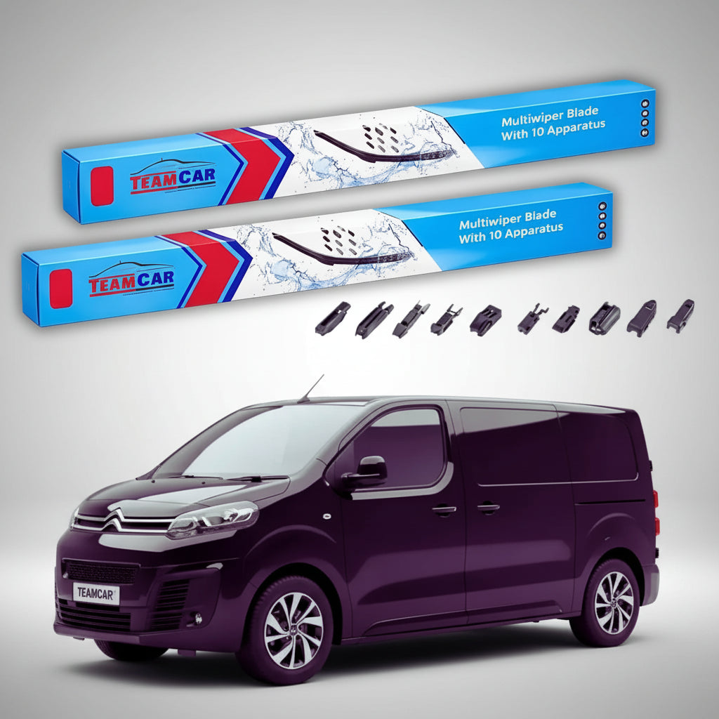 Ștergătoare Citroën SpaceTourer MPV 2-Doors 2016-prezent | Set Față Flat Premium – TeamCar®