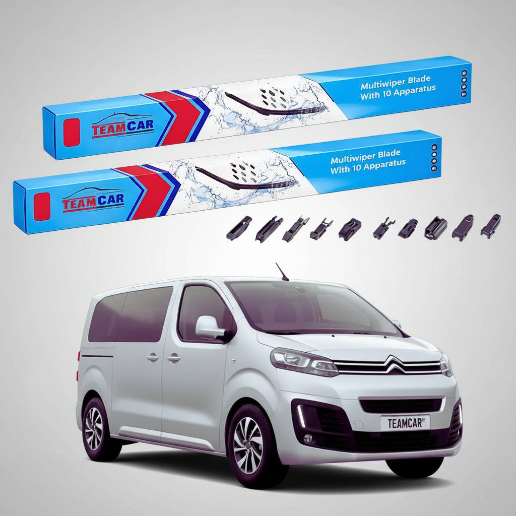 Ștergătoare Citroën SpaceTourer MPV 2016-prezent | Set Față Flat Premium – TeamCar®