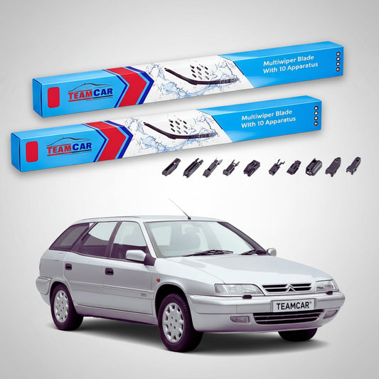 Ștergătoare Citroën Xantia Break X2 Facelift Estate 1998-1999 | Set Față Flat Premium – TeamCar®