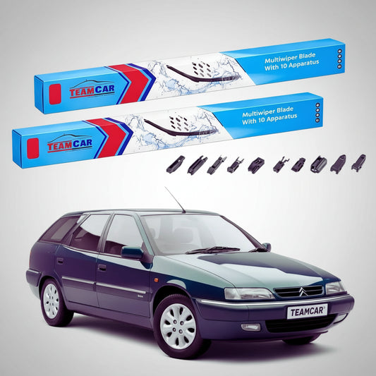 Ștergătoare Citroën Xantia Break X2 Facelift Estate 1999-2001 | Set Față Flat Premium – TeamCar®