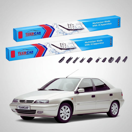 Ștergătoare Citroën Xantia X2 Facelift Hatchback 1998-2001 | Set Față Flat Premium – TeamCar®