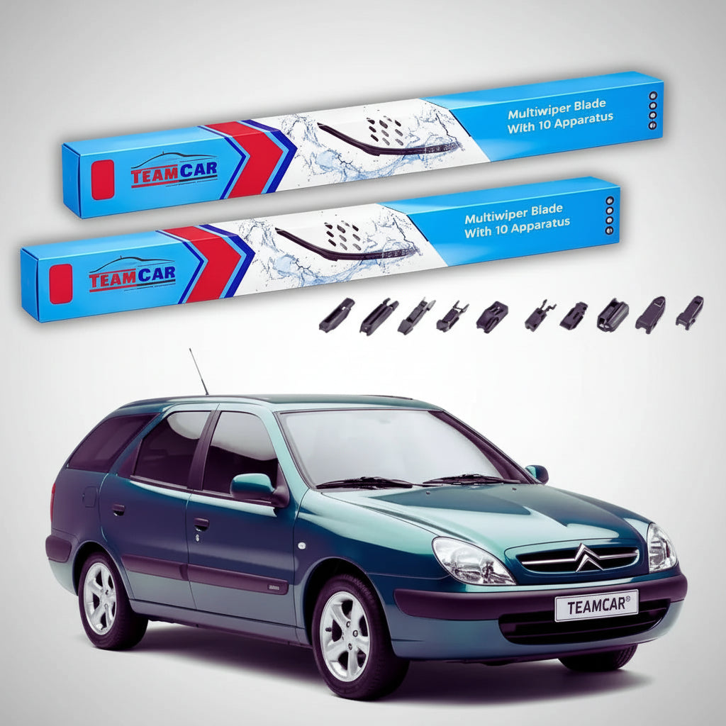 Ștergătoare Citroën Xsara Break N2 Estate 1998-2005 | Set Față Flat Premium – TeamCar®
