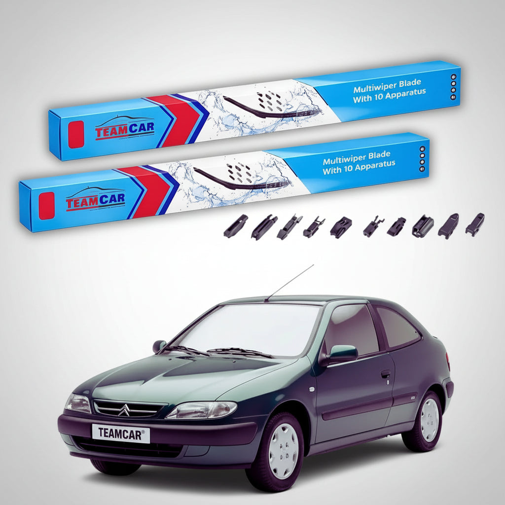 Ștergătoare Citroën Xsara Coupé N0 1998-2005 | Set Față Flat Premium – TeamCar®