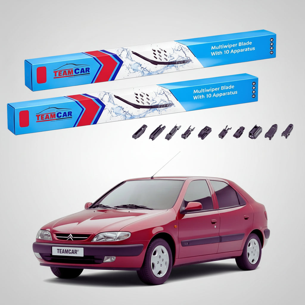 Ștergătoare Citroën Xsara N1 Hatchback 1997-2005 | Set Față Flat Premium – TeamCar®