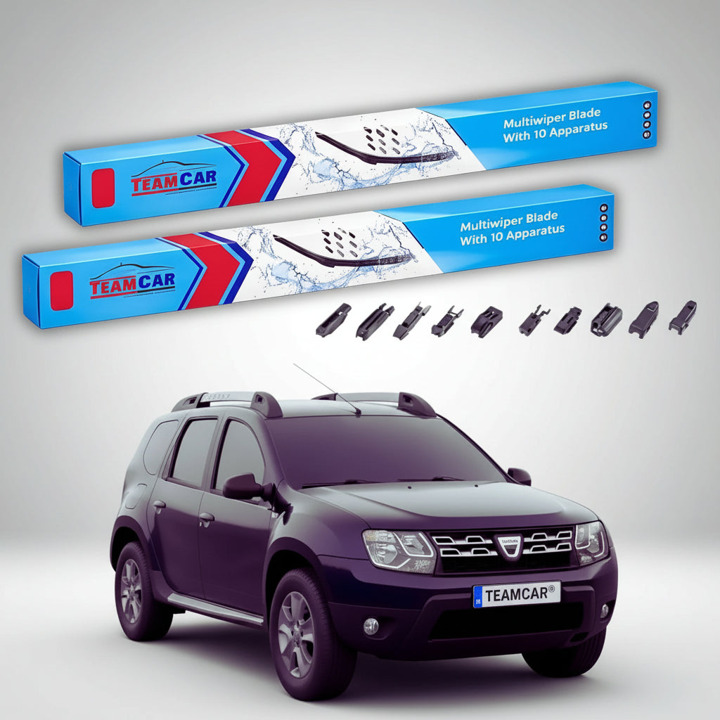 Ștergătoare Dacia Duster I Facelift SUV 2014-2016 | Set Față Flat Premium – TeamCar®