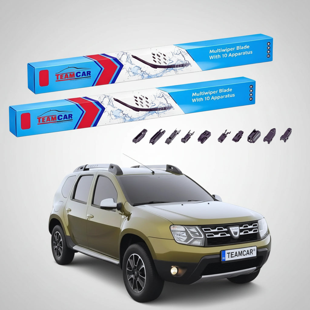 Ștergătoare Dacia Duster I SUV 2016-2018 | Set Față Flat Premium – TeamCar®