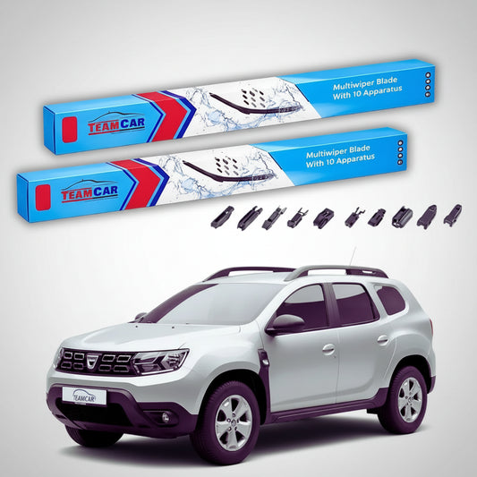 Ștergătoare Dacia Duster II SUV 2018-prezent | Set Față Flat Premium – TeamCar®