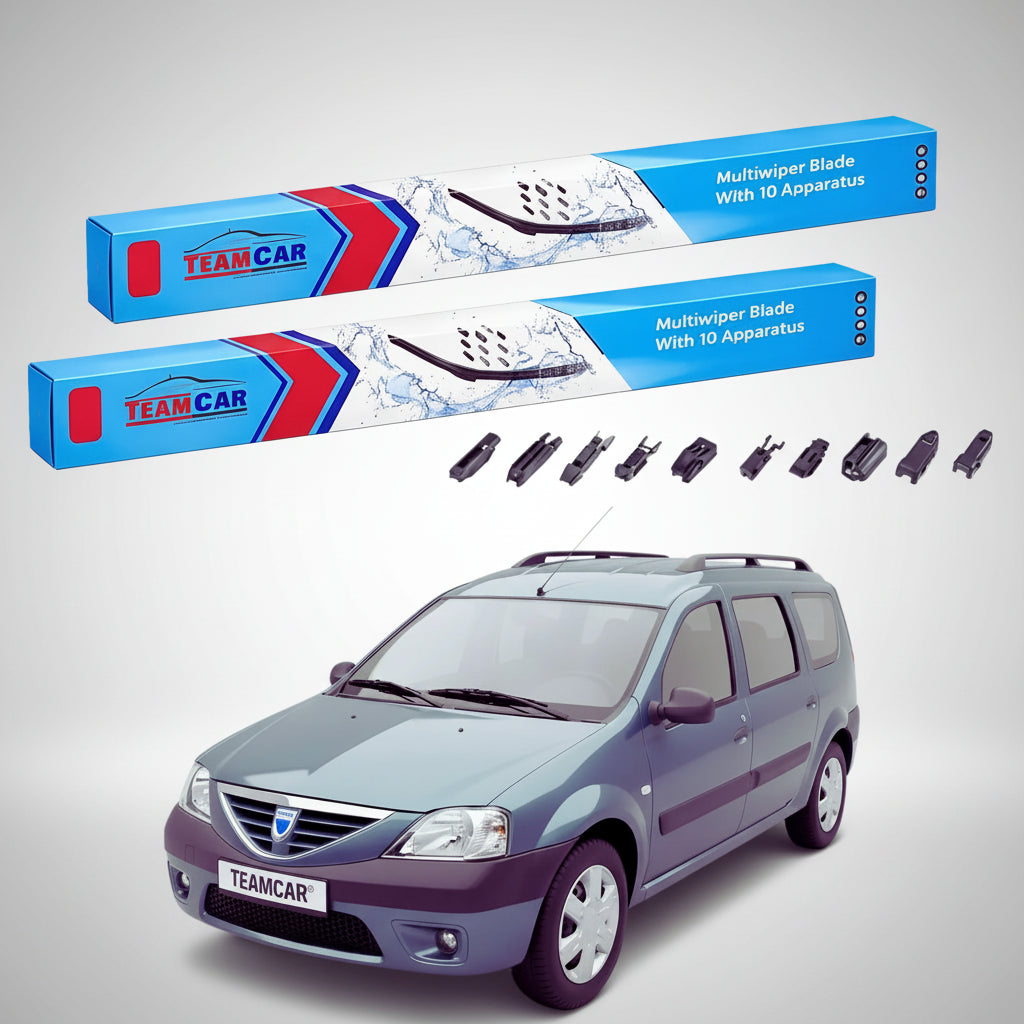 Ștergătoare Dacia Logan MCV I Break 2007-2013 | Set Față Flat Premium – TeamCar®