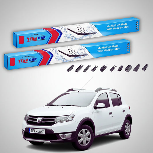 Ștergătoare Dacia Sandero II 2015-prezent | Set Față Flat Premium – TeamCar®