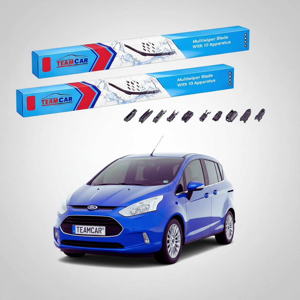 Ștergătoare Ford B-Max MPV 2012-prezent | Set Față Flat Premium – TeamCar®