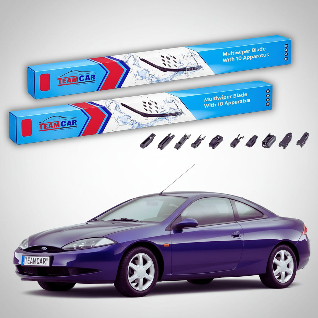 Ștergătoare Ford Cougar EC Coupe 1998-2001 | Set Față Flat Premium – TeamCar®