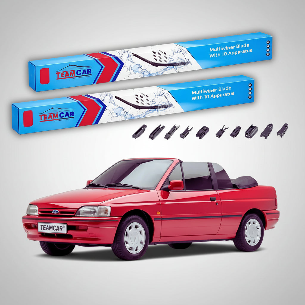 Ștergătoare Ford Escort Gen V VI Cabriolet 1990-1994 | Set Față Flat Premium – TeamCar®