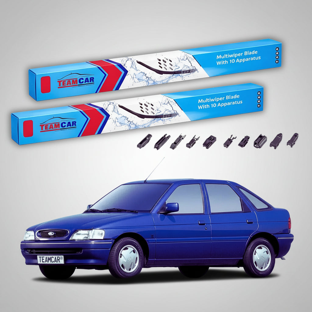 Ștergătoare Ford Escort Gen V VI Hatchback 1990-1994 | Set Față Flat Premium – TeamCar®