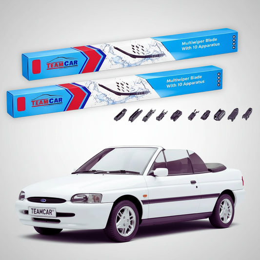 Ștergătoare Ford Escort Gen VII Cabriolet 1995-2001 | Set Față Flat Premium – TeamCar®