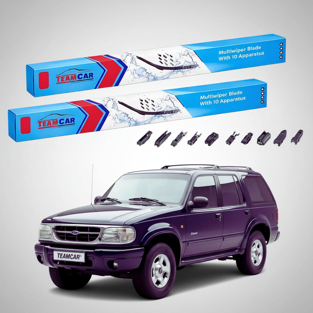 Ștergătoare Ford Explorer SUV Gen II 1999-2001 | Set Față Flat Premium – TeamCar®