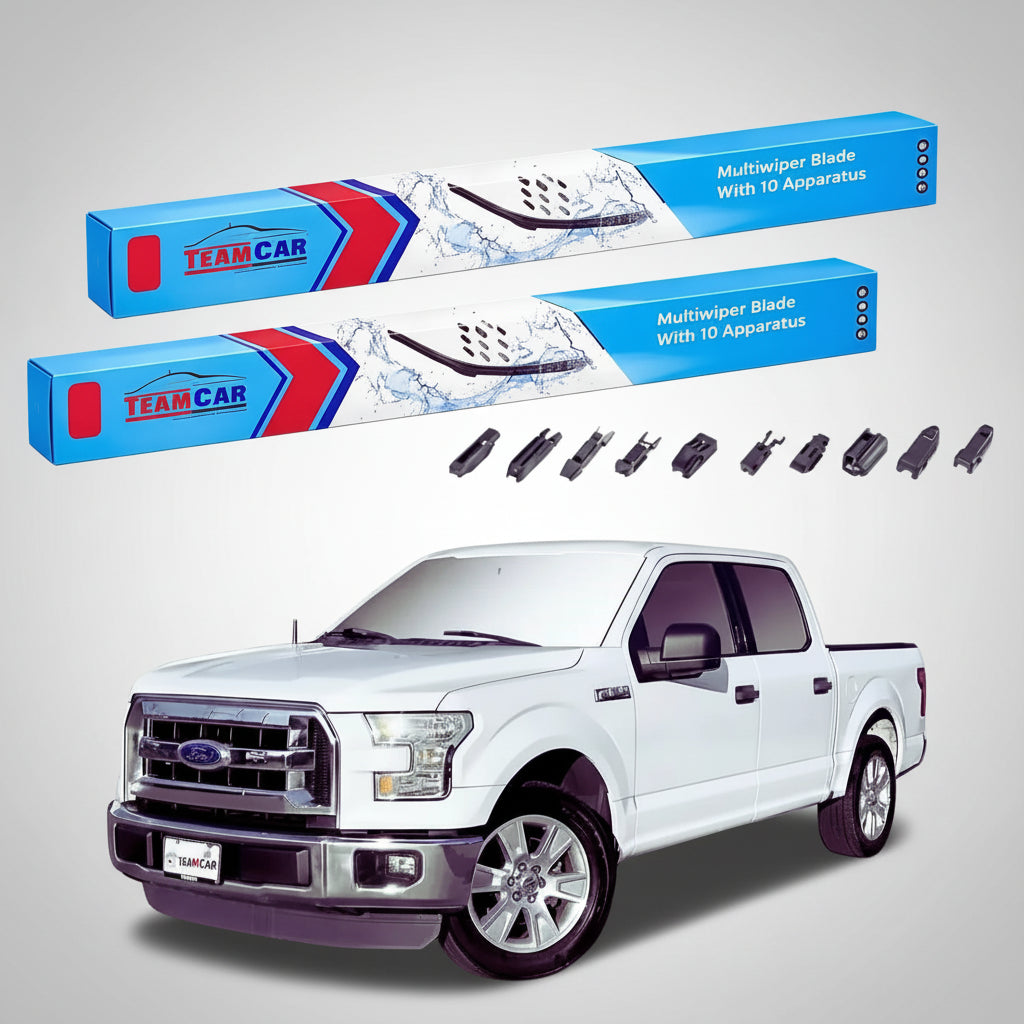 Ștergătoare Ford F150 Crew Cab Pick-up Gen XIII+ 2014-prezent | Set Față Flat Premium – TeamCar®