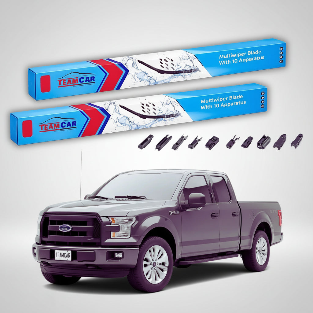 Ștergătoare Ford F150 Extended Cab Pick-up Gen XIII+ 2014-prezent | Set Față Flat Premium – TeamCar®