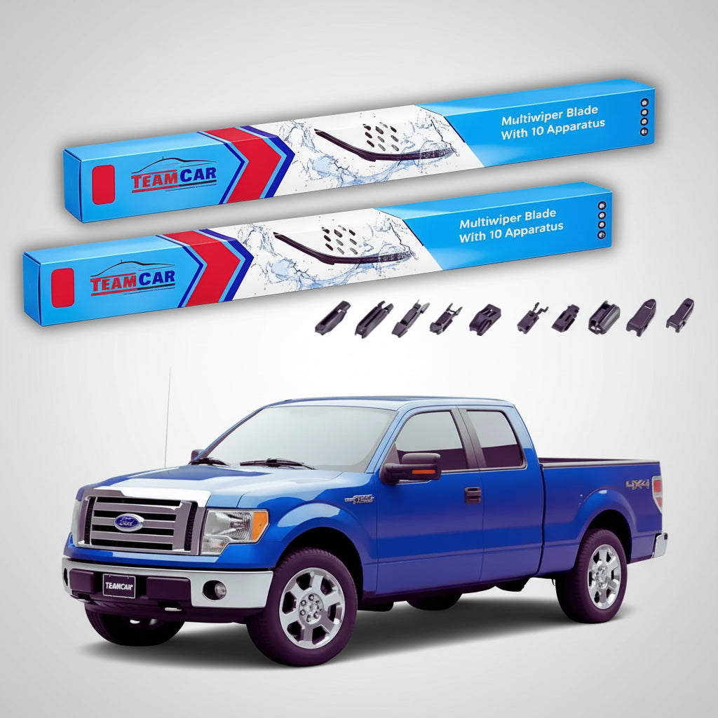 Ștergătoare Ford F150 Extended Cab Pick-up Gen XII+ 2008-prezent | Set Față Flat Premium – TeamCar®