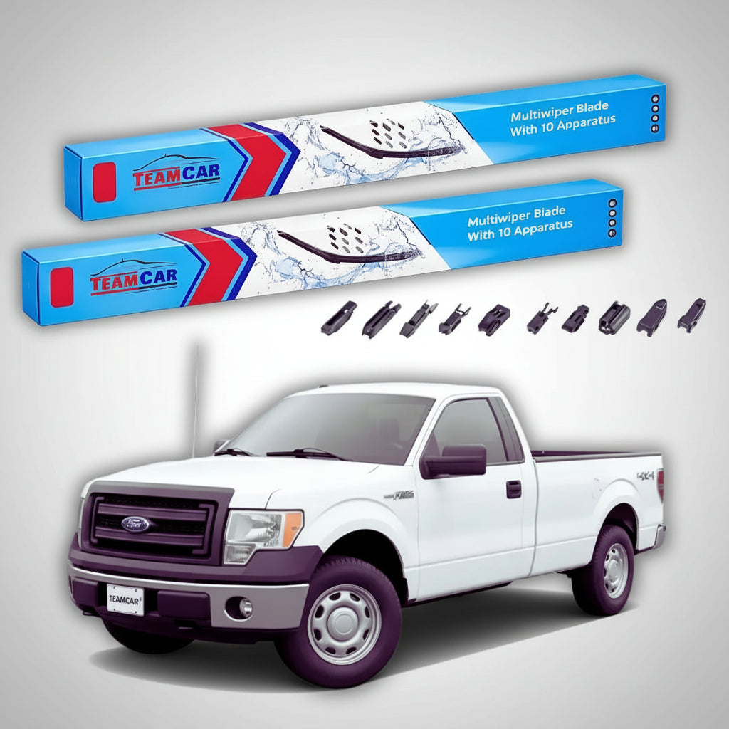 Ștergătoare Ford F150 Standard Cab Pick-up 2008-prezent | Set Față Flat Premium – TeamCar®