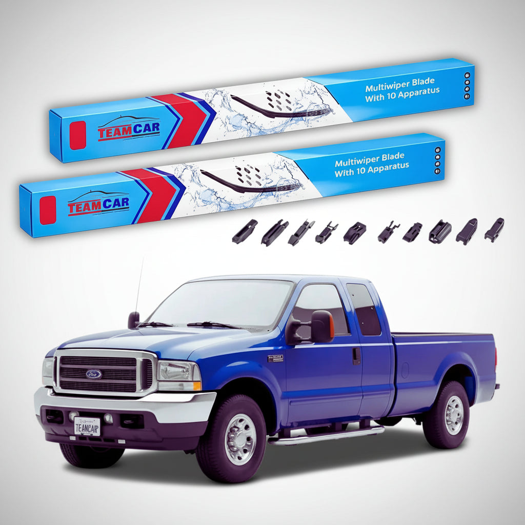 Ștergătoare Ford F250 Super Duty Pick-up 2003-2007 | Set Față Flat Premium – TeamCar®