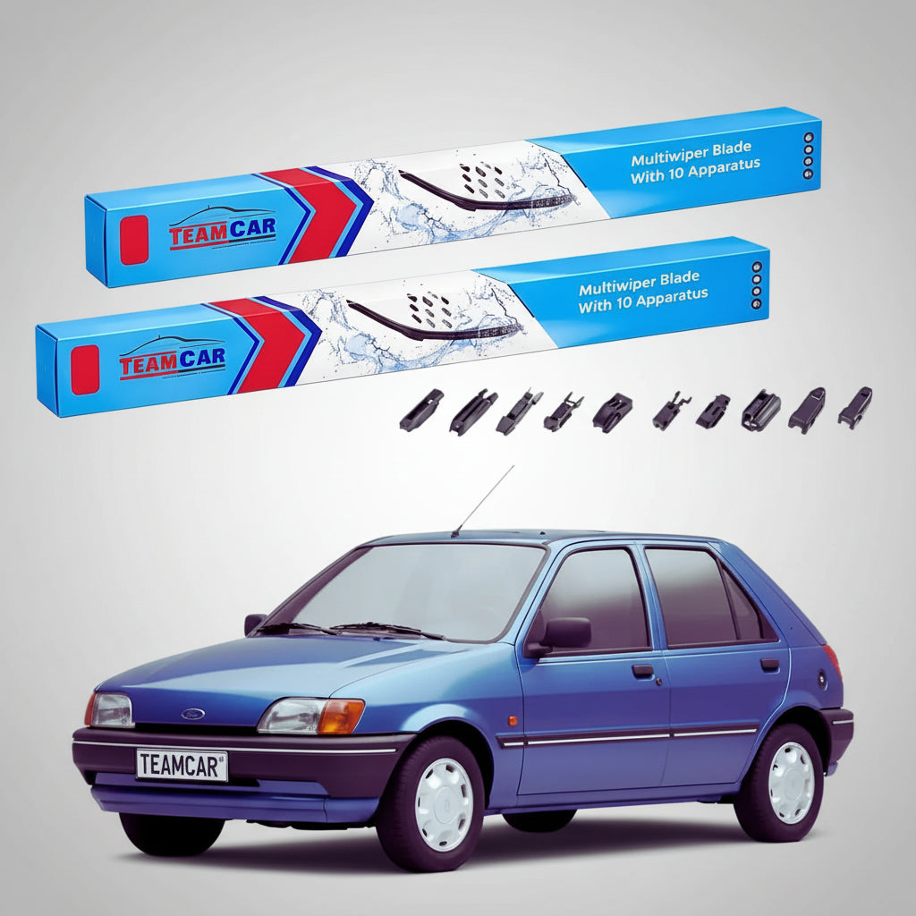 Ștergătoare Ford Fiesta Gen III Hatchback 1989-1996 | Set Față Flat Premium – TeamCar®