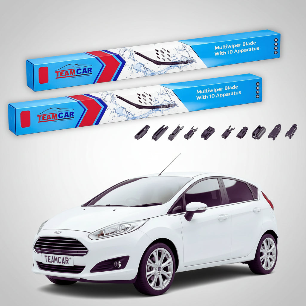 Ștergătoare Ford Fiesta Gen VII Hatchback 2017-prezent | Set Față Flat Premium – TeamCar®